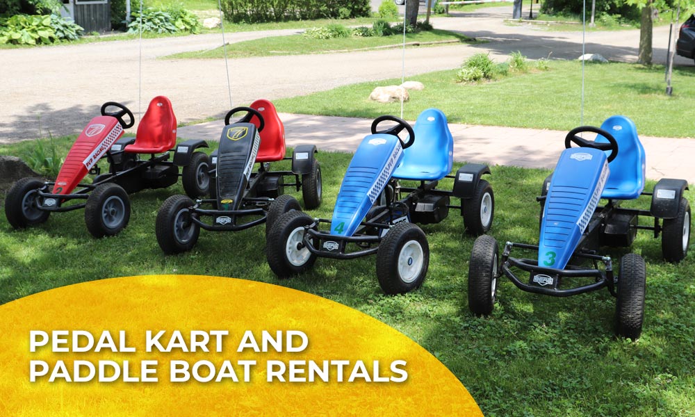 Pedal Kart and Paddle Boat Rentals